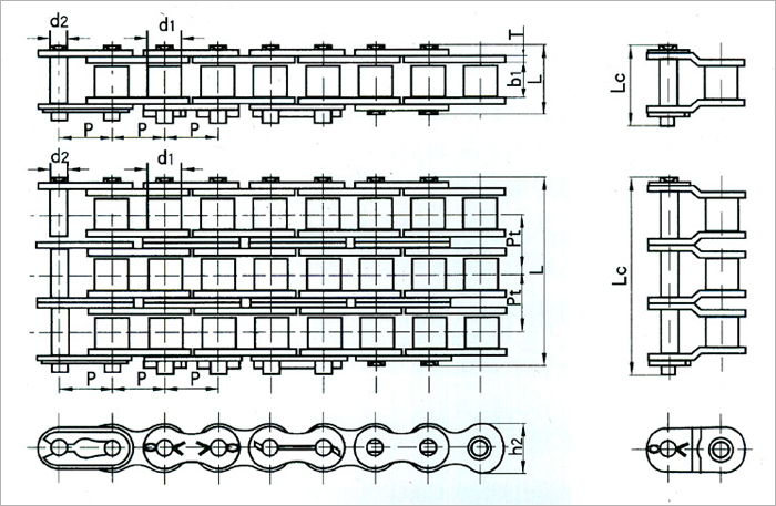 B系列短節距精密滾子鏈